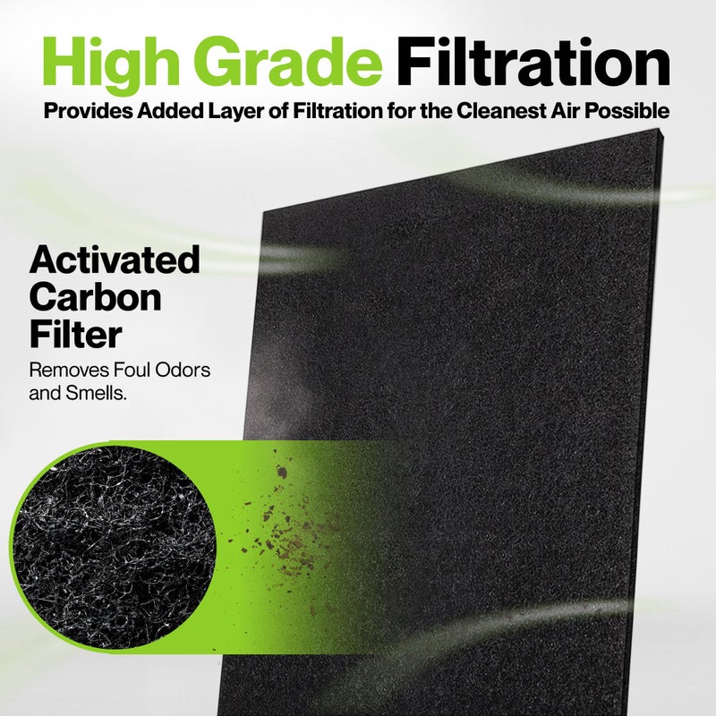 Durabasics 8 Pack Replacement Prefilter for Honeywell HPA200 | Carbon Pre Filter Replacements for Honeywell Prefilter A, Air Filter A, HRF AP1, HRF-A200, and HPA200 Filters - Image 5
